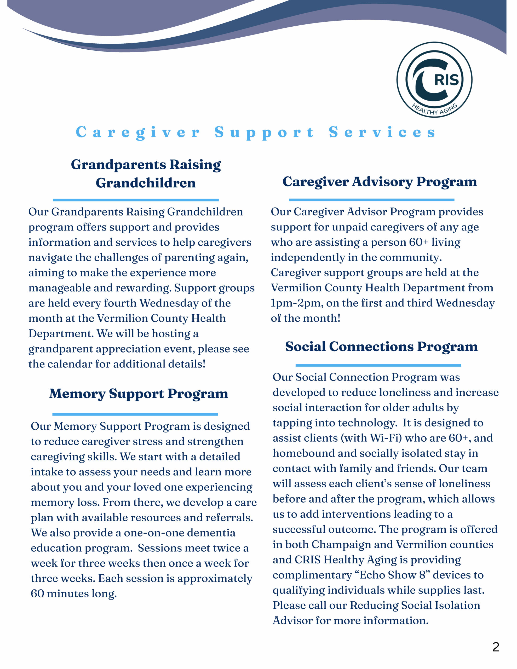 Caregiver Support Services