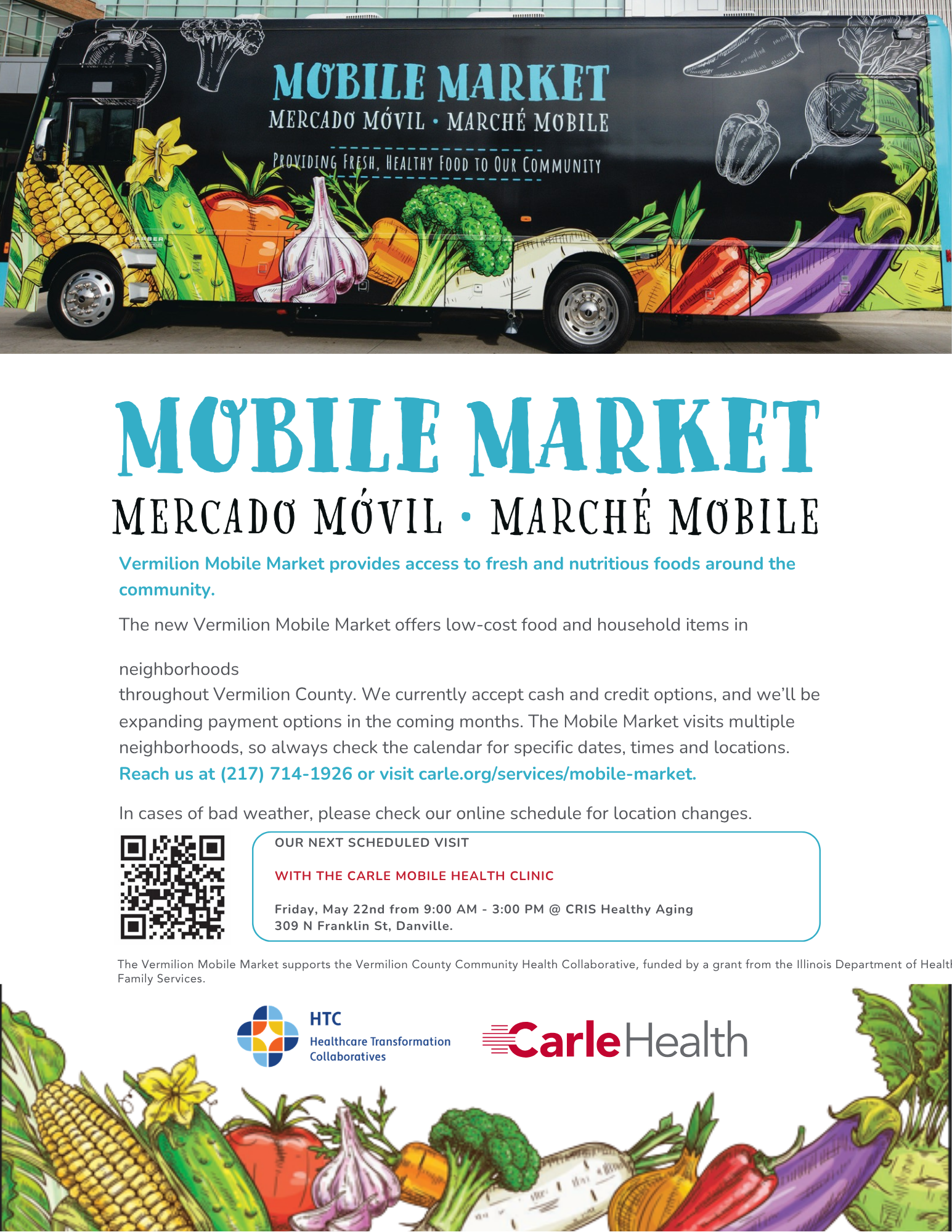 Mobile Market AND Clinic back at CRIS Healthy Aging