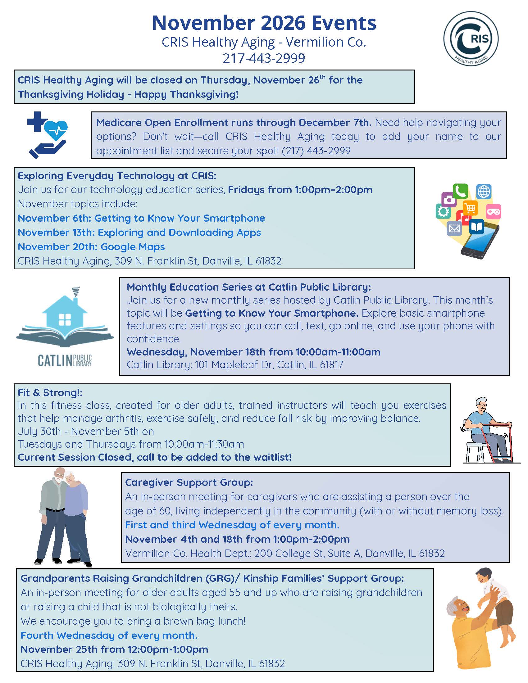 Vermilion Nov 26 Events